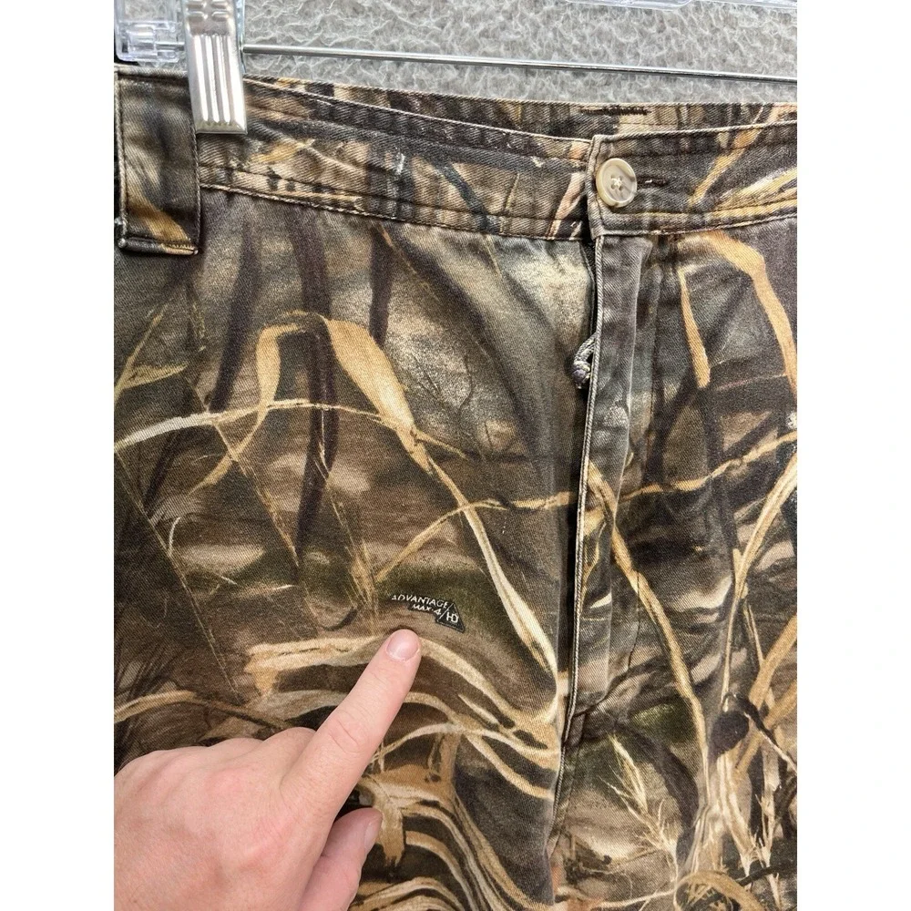 Vintage Ducks Unlimited Pants Mens 2XL XXL Camo Cargo Whitewater Advantage Max 4